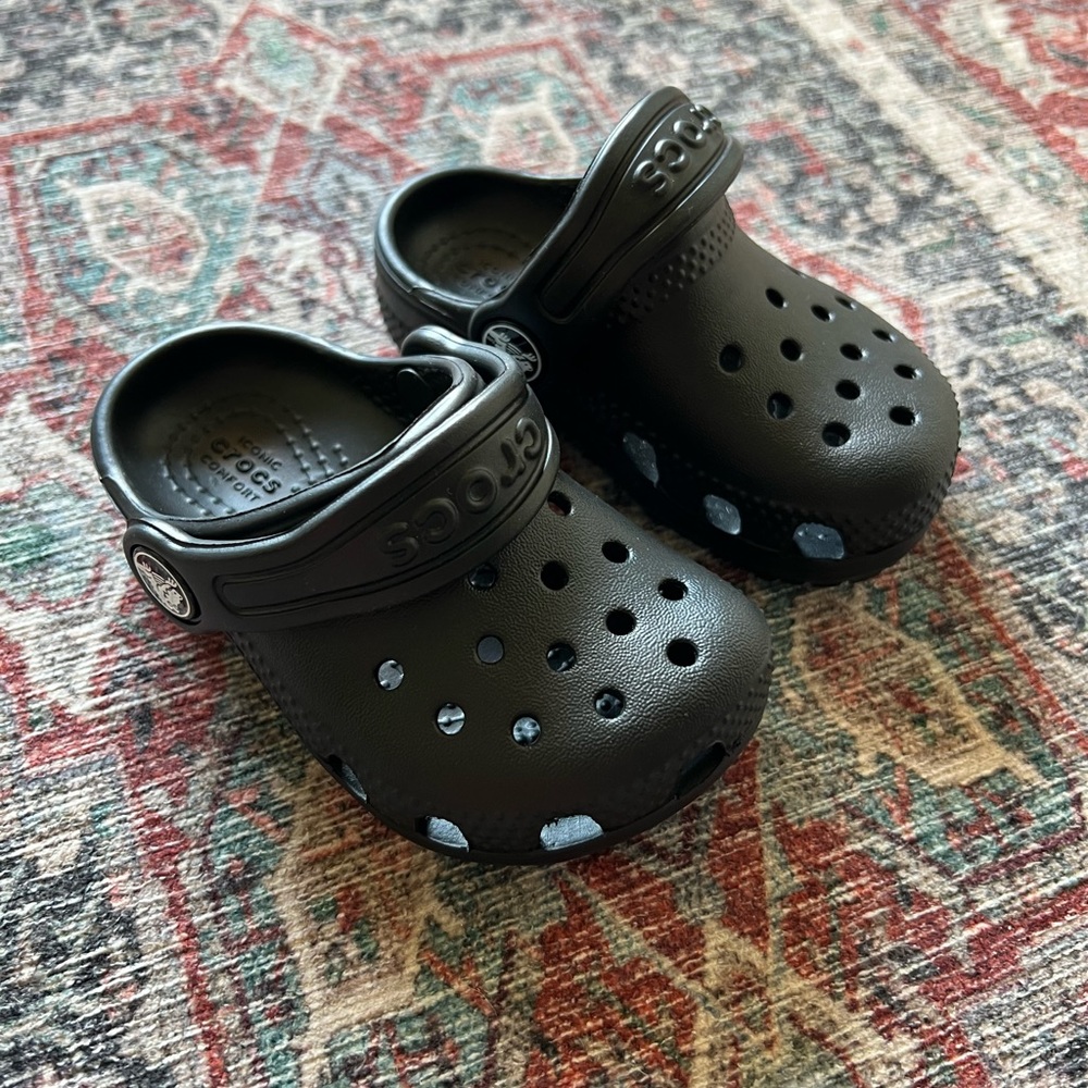Baby Crocs. Size 5. Never worn